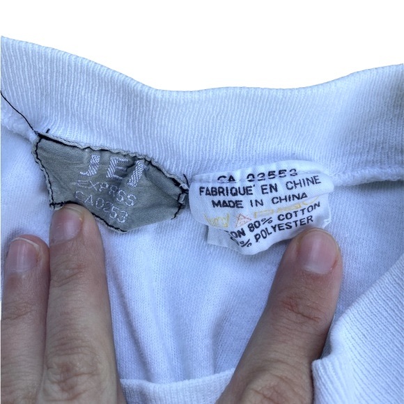 1980s vintage short-sleeved sweatshirt - Picture 3 of 4